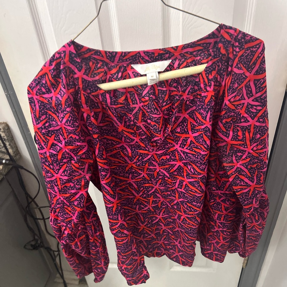 NWOT LILLY PULITZER long sleeve blouse.
